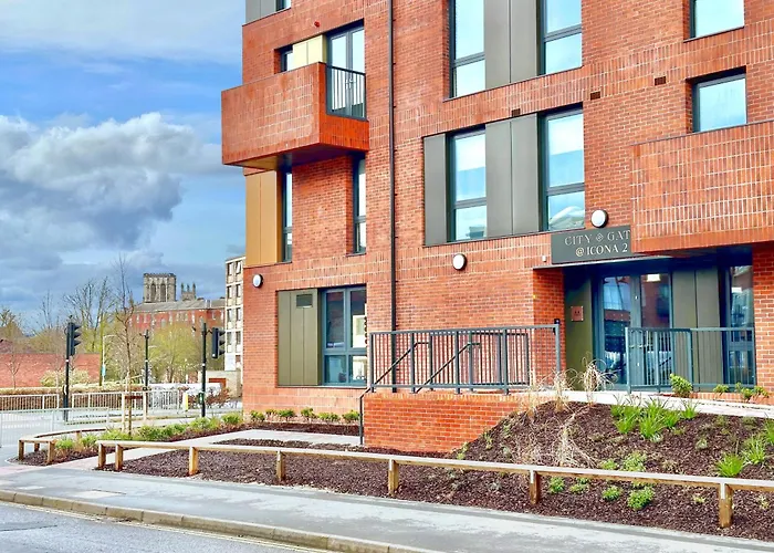38 With Minster Views, Parking And Gym Apartament York